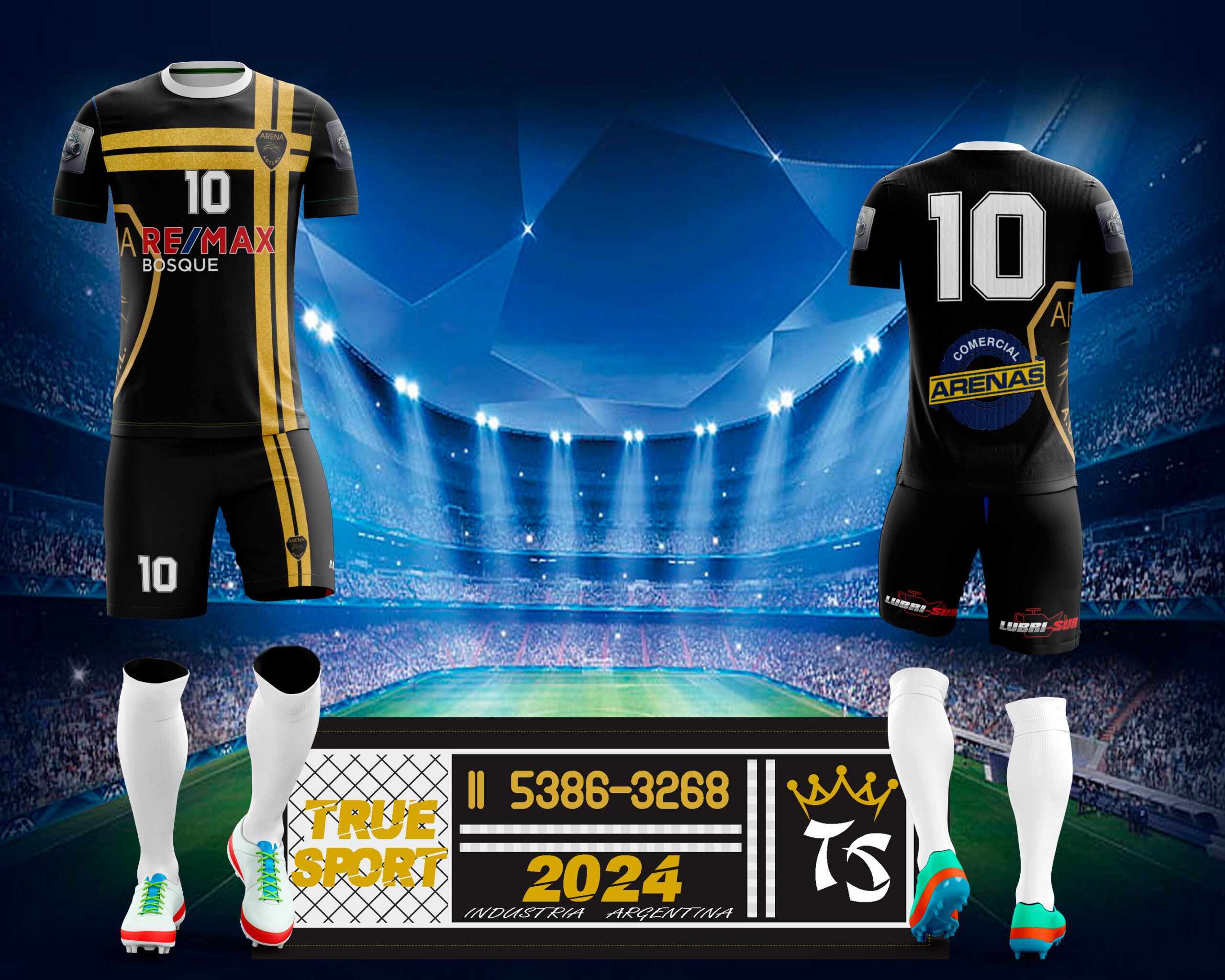 conjunto camiseta/short